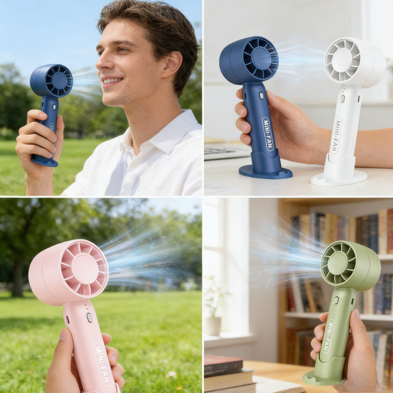 Portable 2 in 1 USB Mini Fan 3 - Office Tech Gadgets 评论和价格