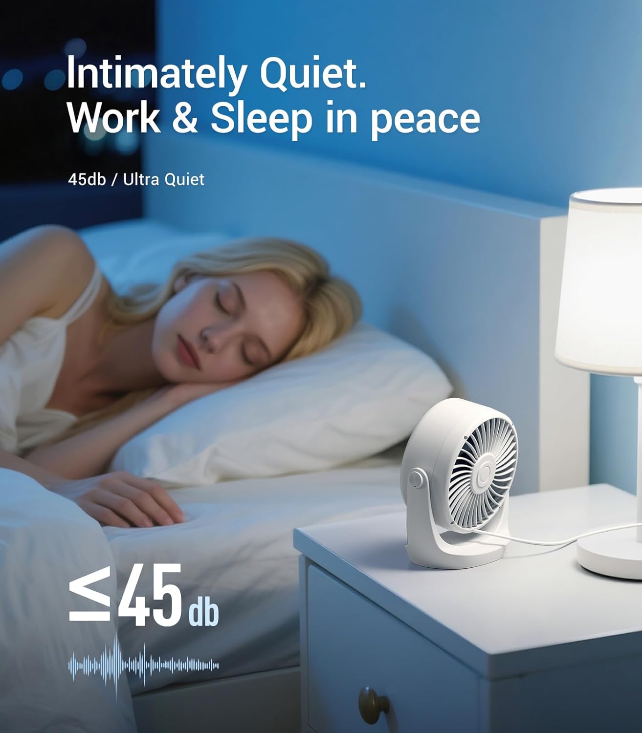 USB Desk Turbo Fan, Ultra-Quie - Cool Office Tech Gadgets 评论和价格