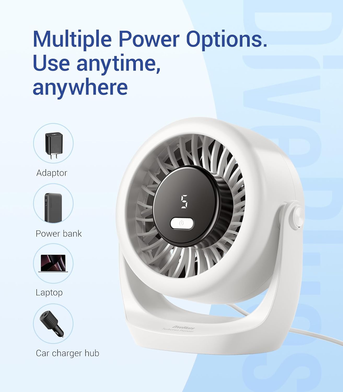 USB Desk Turbo Fan, Ultra-Quie - Cool Office Tech Gadgets 评论和价格