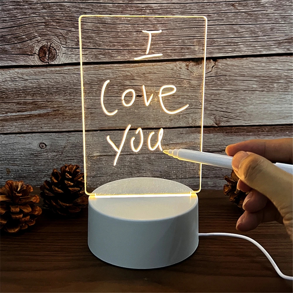 Transparent Luminous LED Night - Office Tech Gadgets 评论和价格