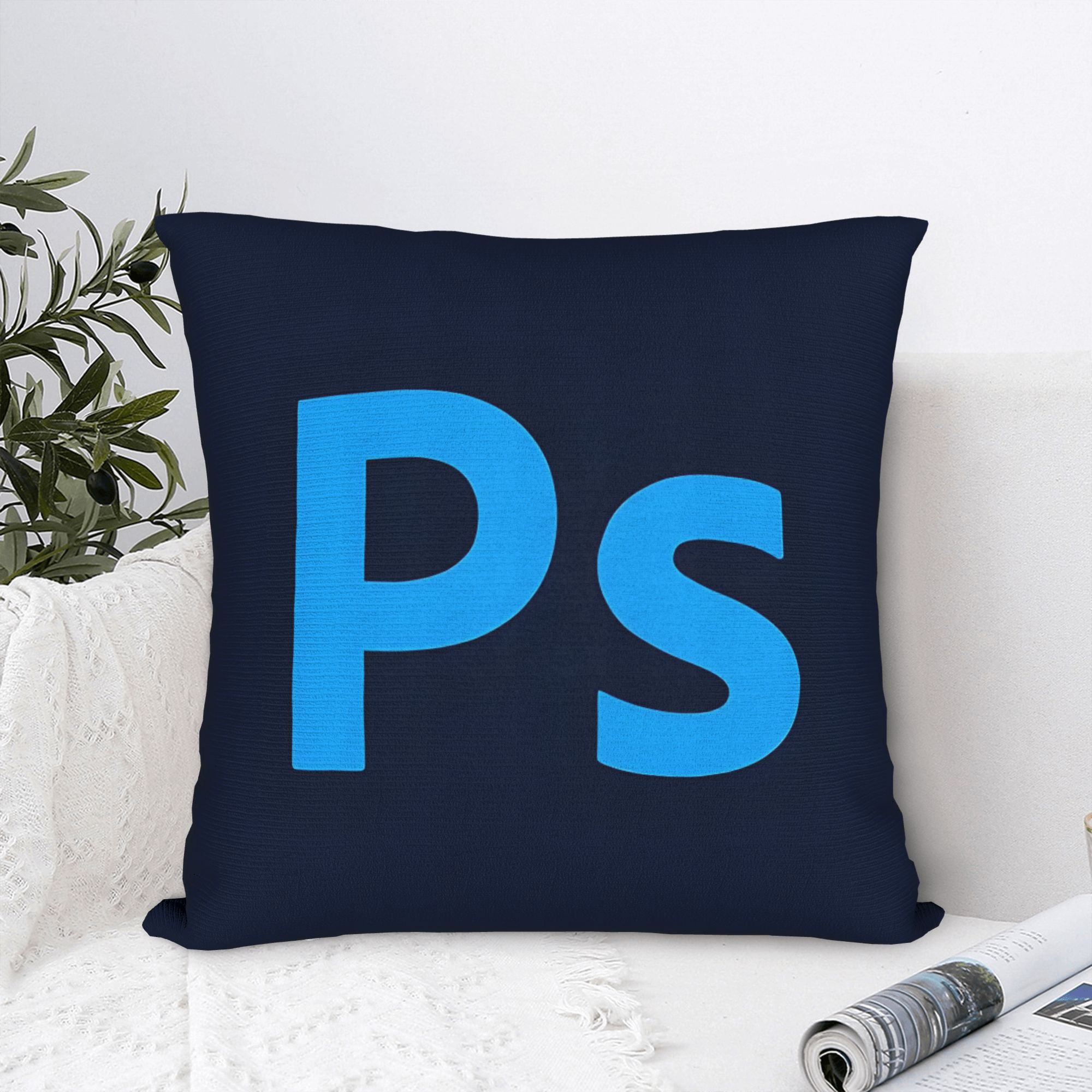 1pc Designers Photoshop Pillow - Office Tech Logo 评论和价格