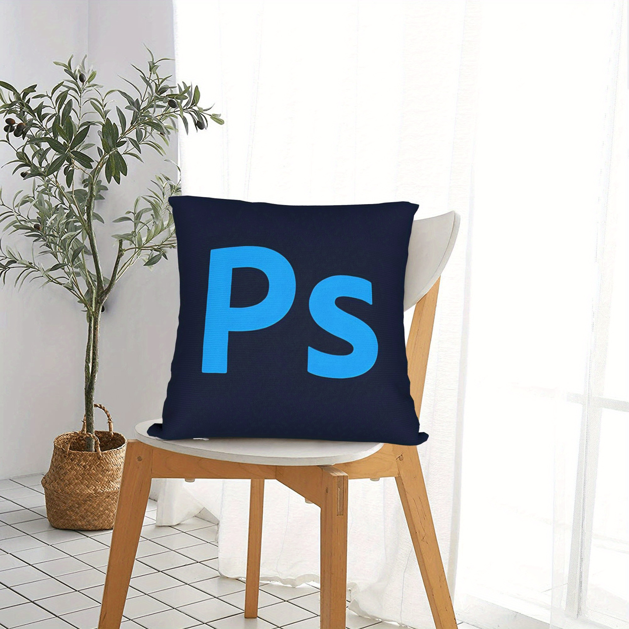 1pc Designers Photoshop Pillow - Office Tech Logo 评论和价格