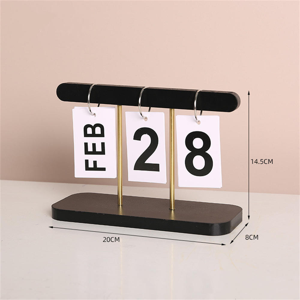 New Flip Wooden Perpetual Cale - Office Tech Gadgets 评论和价格